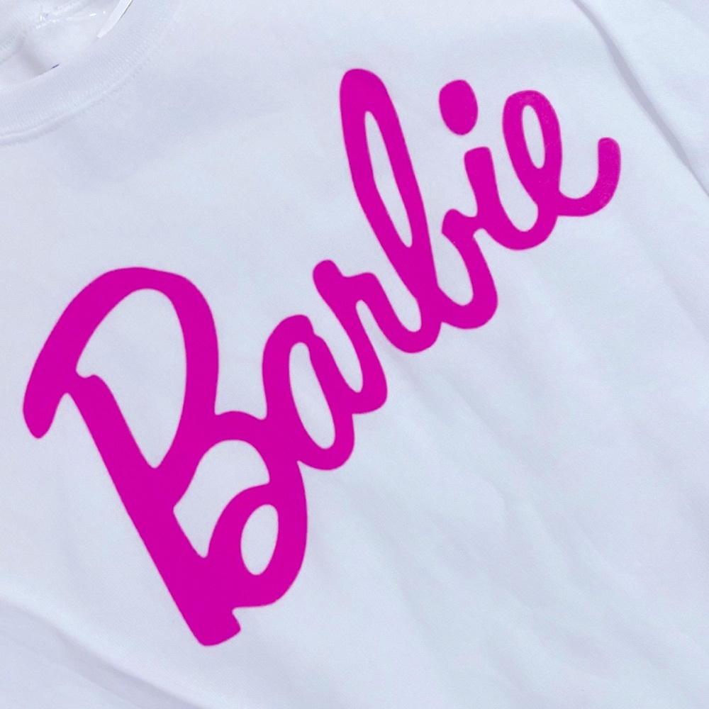 Barbie White Crew Neck NWT Excellent Condition - Picture 4 of 7